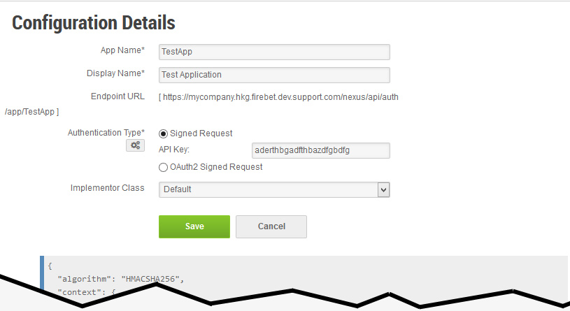 Configure Portal Authentication Details
